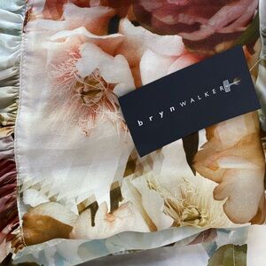 New! Bryn Walker 100% silk floral Salome dress